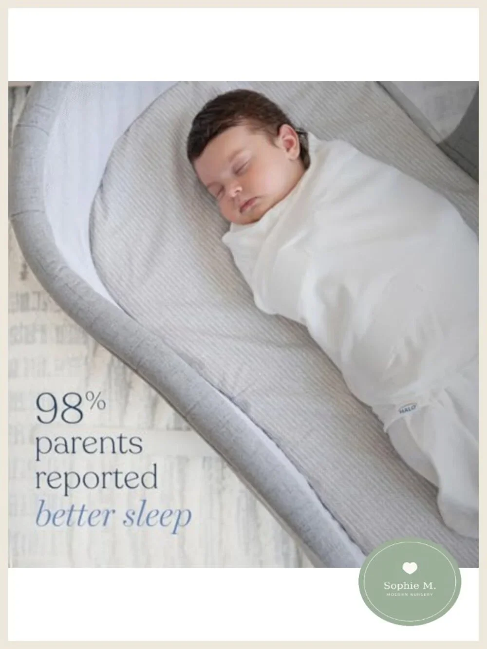 HALO Micro-Fleece Sleepsack Swaddle 3-Way Adjustable Newborn TOG 3.0
